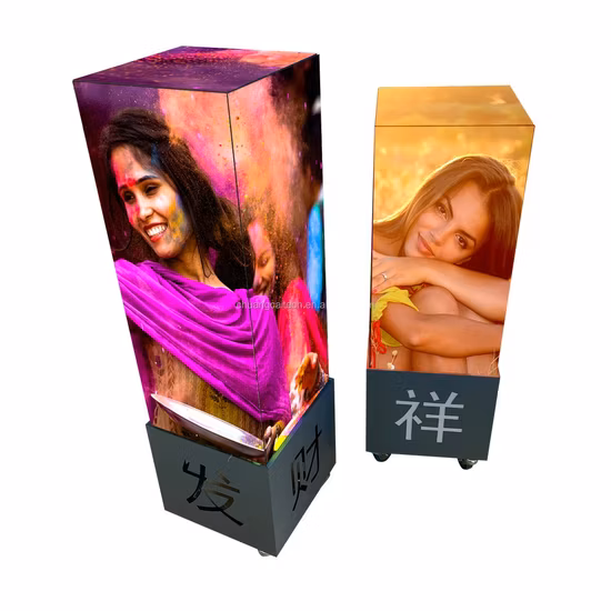 4G WiFi コントロールフルカラー LED 広告看板マジック キューブ LED 表示画面